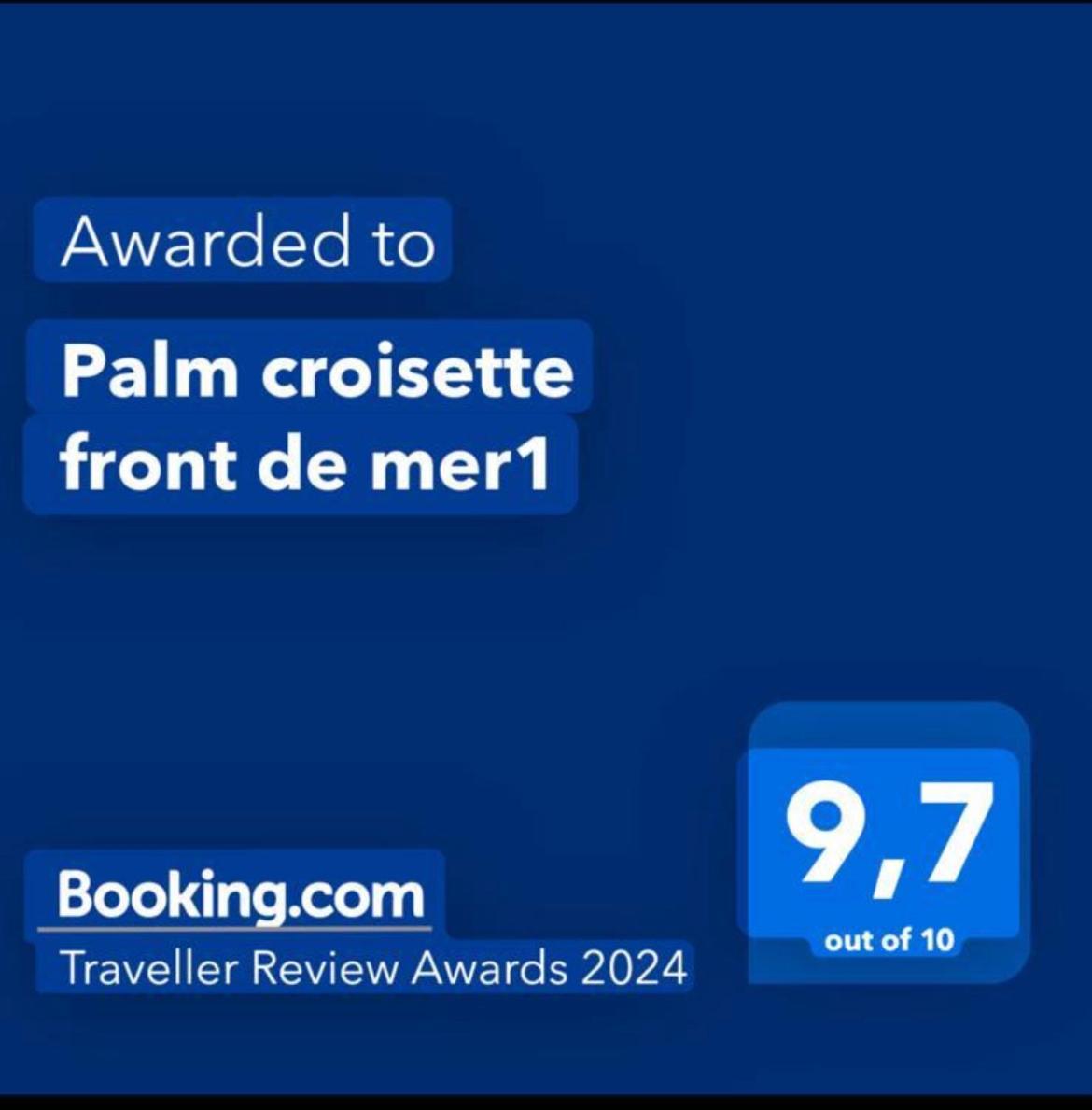 Palm Croisette Front De Mer1 Cannes Eksteriør billede